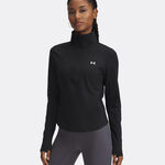 V&ecirc;tements Under Armour Under Armour Motion Half-Zip Haut Manches Longues Femmes-Noir