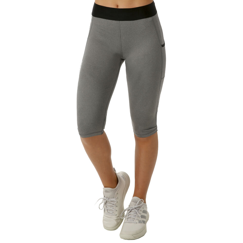 adidas Alphaskin Cap Collant Tight Femmes - Gris Foncé, Noir