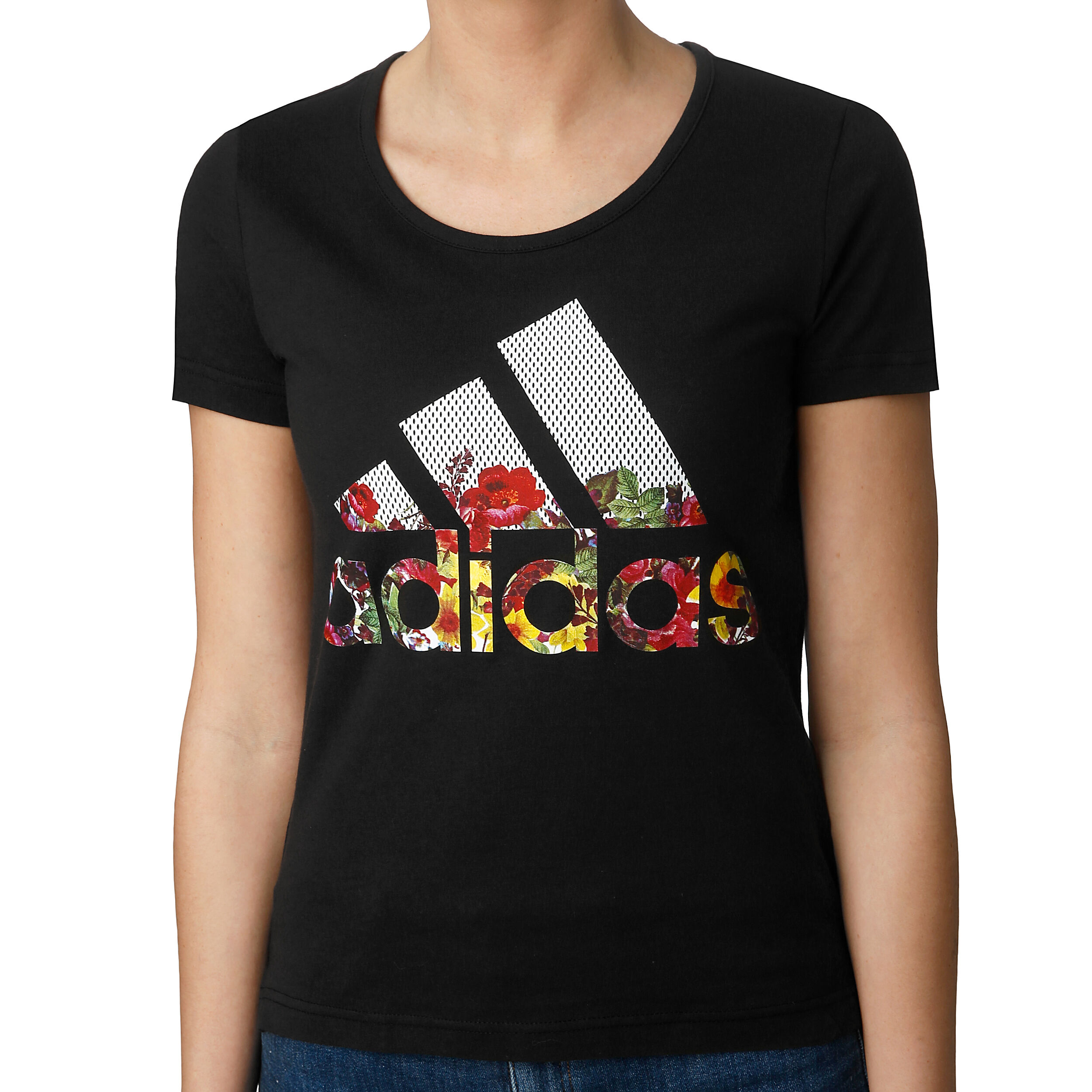 Adidas flower logo shirt shop