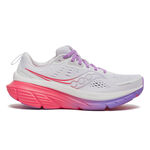 Chaussures de running Saucony Saucony Guide 18 Chaussure De Running Avec Stabilisateurs Femmes-Blanc,Pink