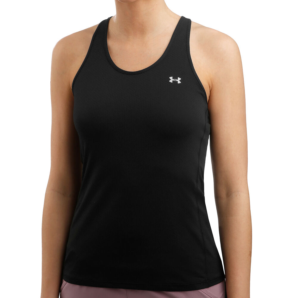 Under Armour Heatgear Racer Débardeur Tank Top Femmes - Noir , Argent