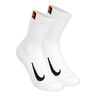 Court Multiplier Cushioned Chaussettes De Tennis Pack De 2 Unités-Blanc,Noir