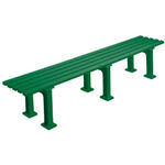 &Eacute;quipement court de tennis Tegra Tegra Banc 2m Sans Dossier-Vert