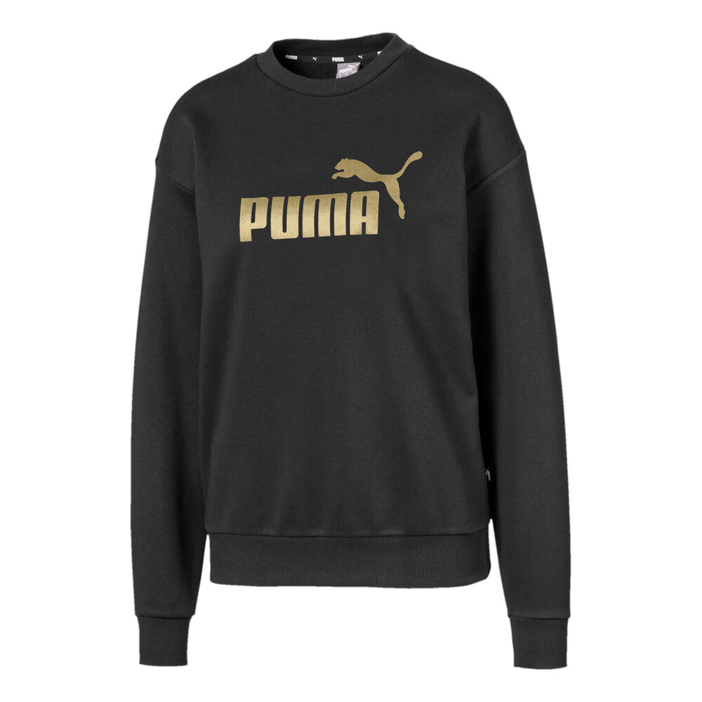 Puma Essential Metallic Sweat-shirt Femmes - Noir , Or