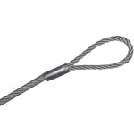 Équipement court de tennis Tegra Tegra Câble En Fils D'acier-Argent