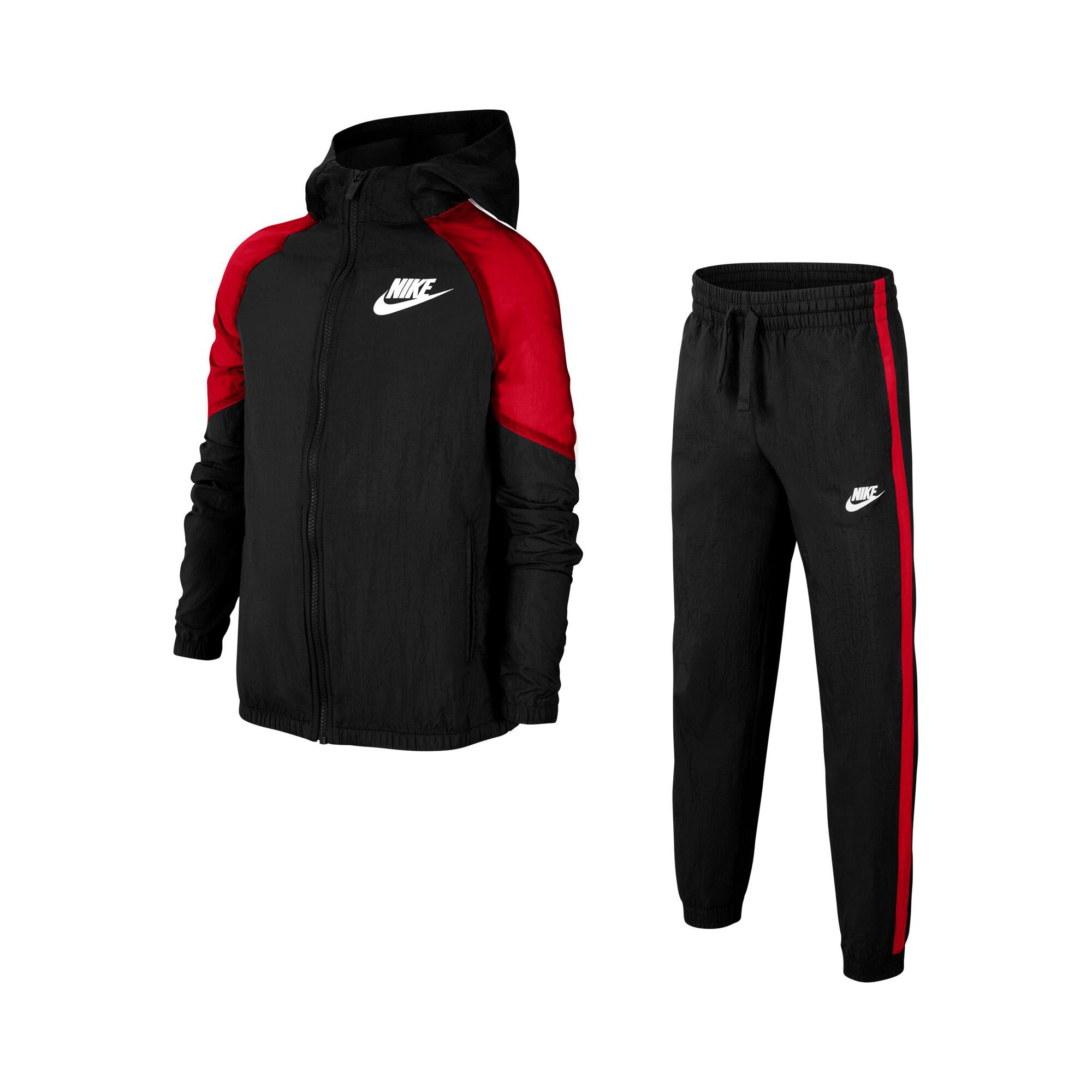 Nike Sportswear Woven Survêtement Garçons - Noir , Rouge ...