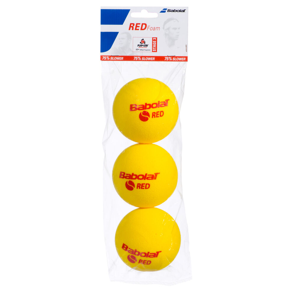 Babolat Red Foam (Stage 3) Sac De 3 Balles