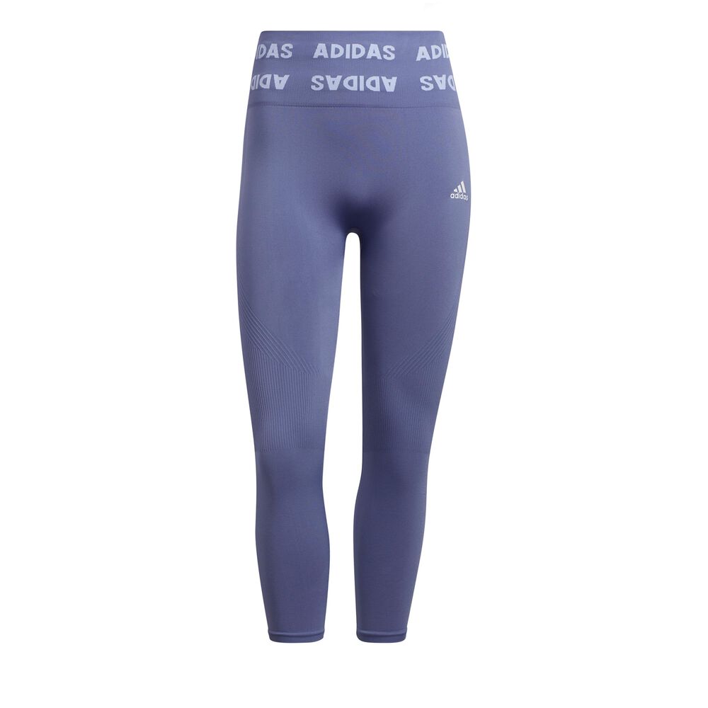 adidas Aeroknit Collant Tight Femmes - Lilas , Blanc