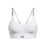 V&ecirc;tements Under Armour Under Armour Infinity Mid 2.0 Soutien-gorge Sport Femmes-Blanc