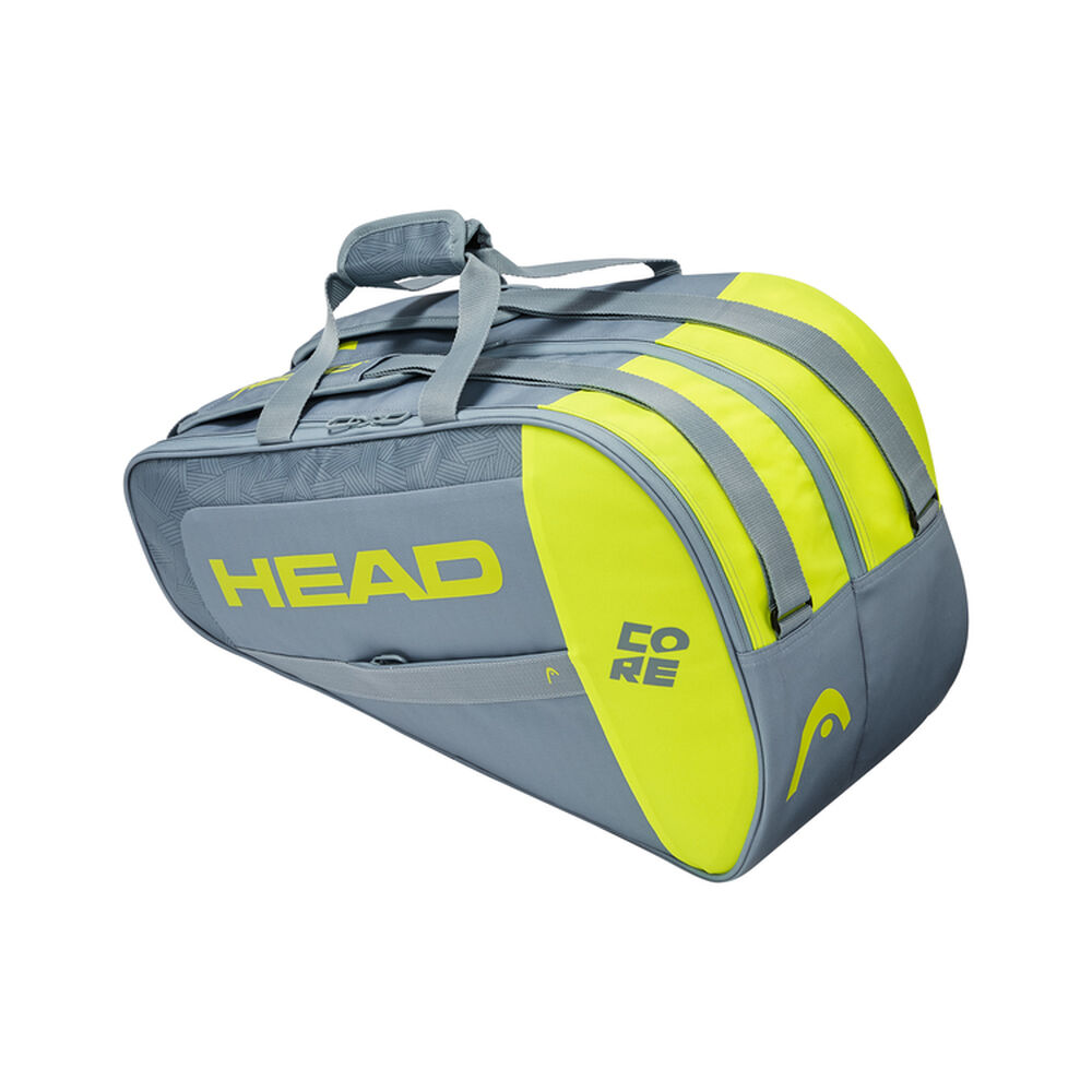HEAD Core Padel Combi Sac De Padel - Gris , Jaunes Fluo