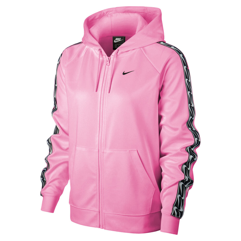 Nike Sportswear Logo Full-Zip Veste De Survêtement Femmes - Pink , Noir
