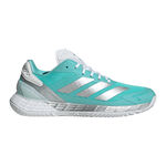 Chaussures de tennis adidas adidas Defiant Speed 2 Chaussures toutes surfaces Femmes-turquoise, argent