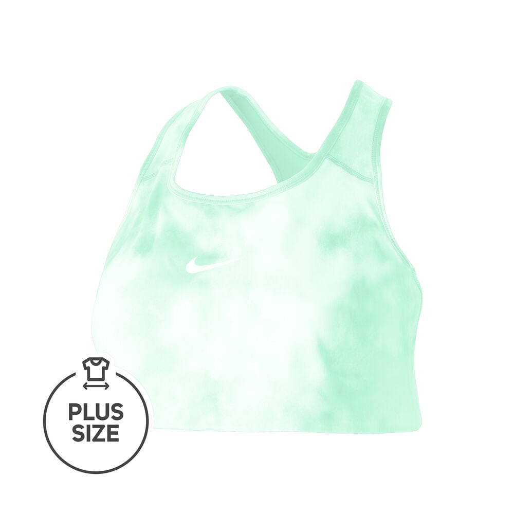 Nike Swoosh Plus Size Soutien-gorge Sport Femmes - Mint, Blanc