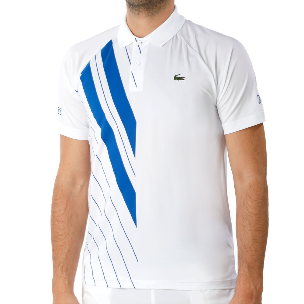 Lacoste Polo Hommes - Blanc , Bleu
