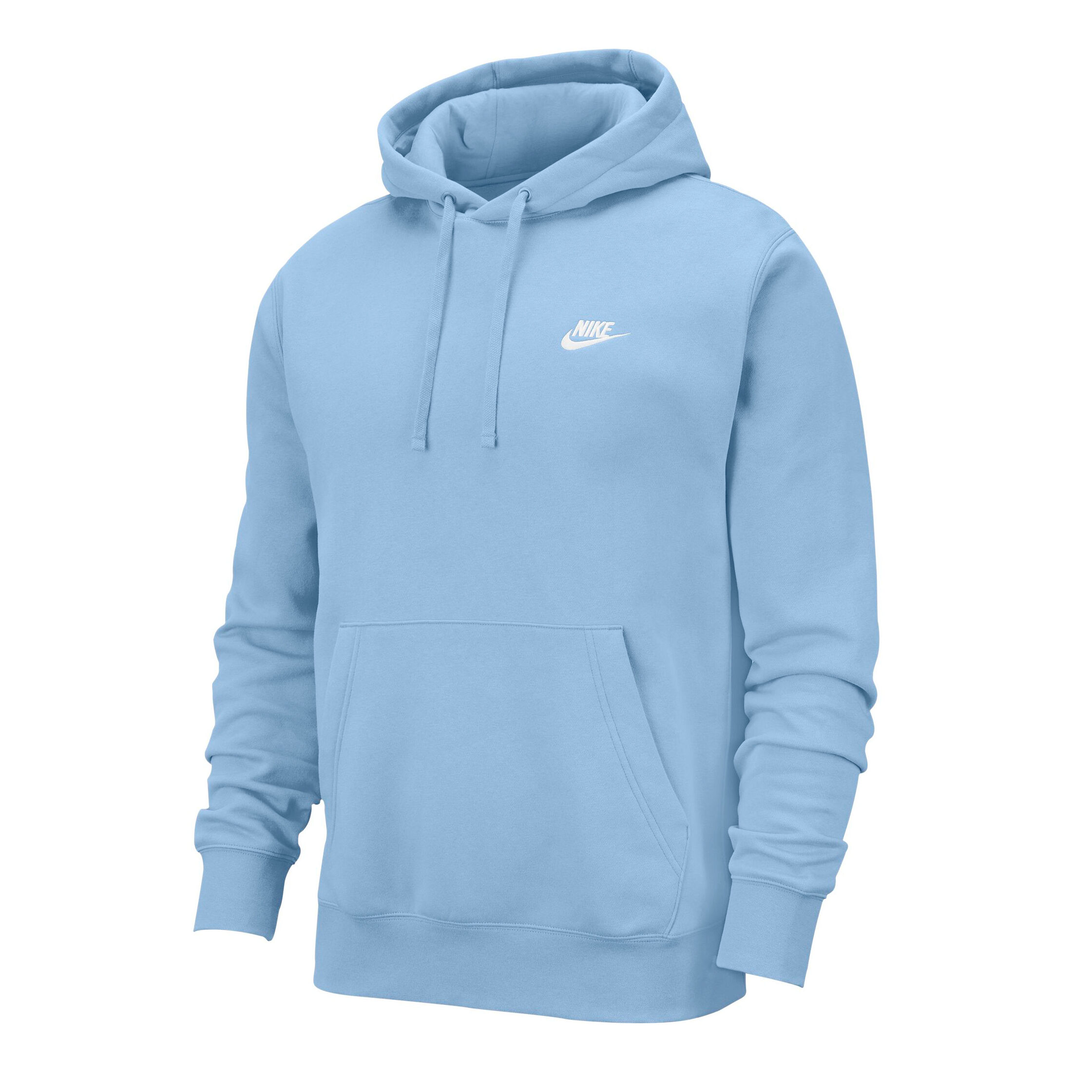 Buy Nike Sportswear Club Sweat A Capuche Hommes Bleu Clair Blanc online Tennis Point FR