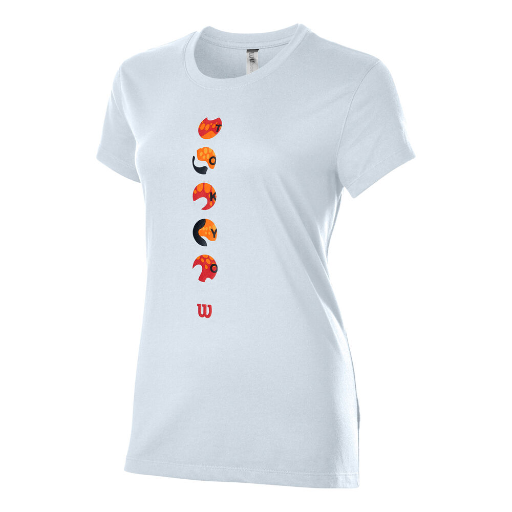 Wilson Tokyo Tech T-shirt Femmes - Blanc , Orange