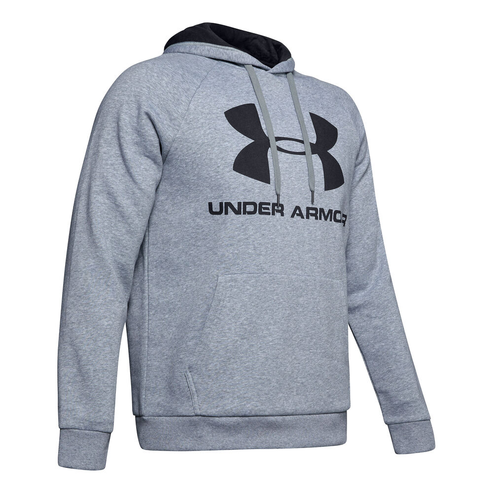 Under Armour Rival Fleece Sportstyle Logo Sweat À Capuche Hommes - Gris , Noir