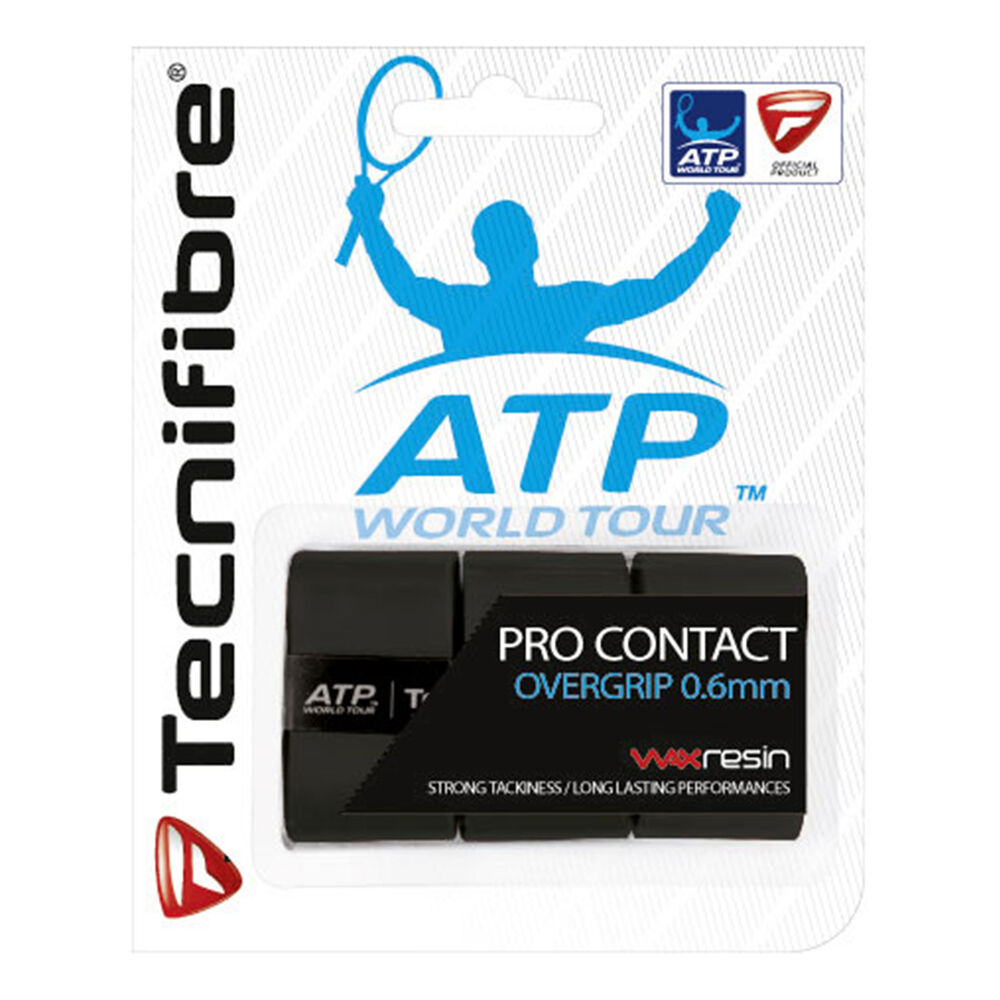 Tecnifibre Contact Pro 3er Pack De 3 - Noir