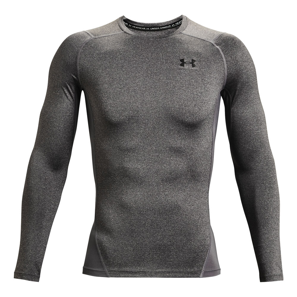 Under Armour Heatgear Comp Haut Manches Longues Hommes - Anthracite , Noir