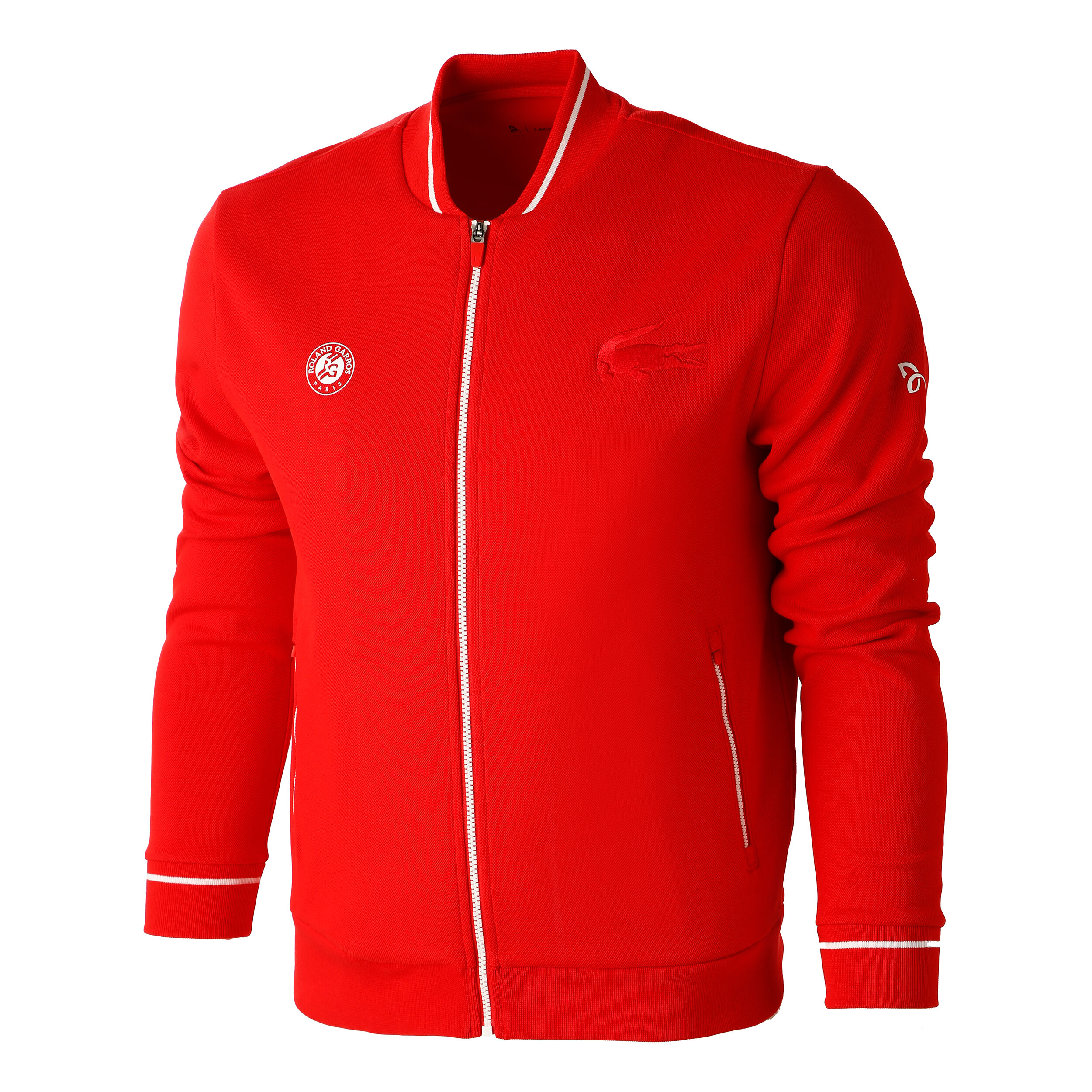 red lacoste jacket mens