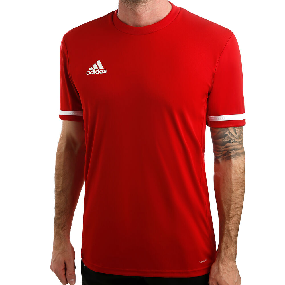 adidas T19 T-shirt Hommes - Rouge , Blanc