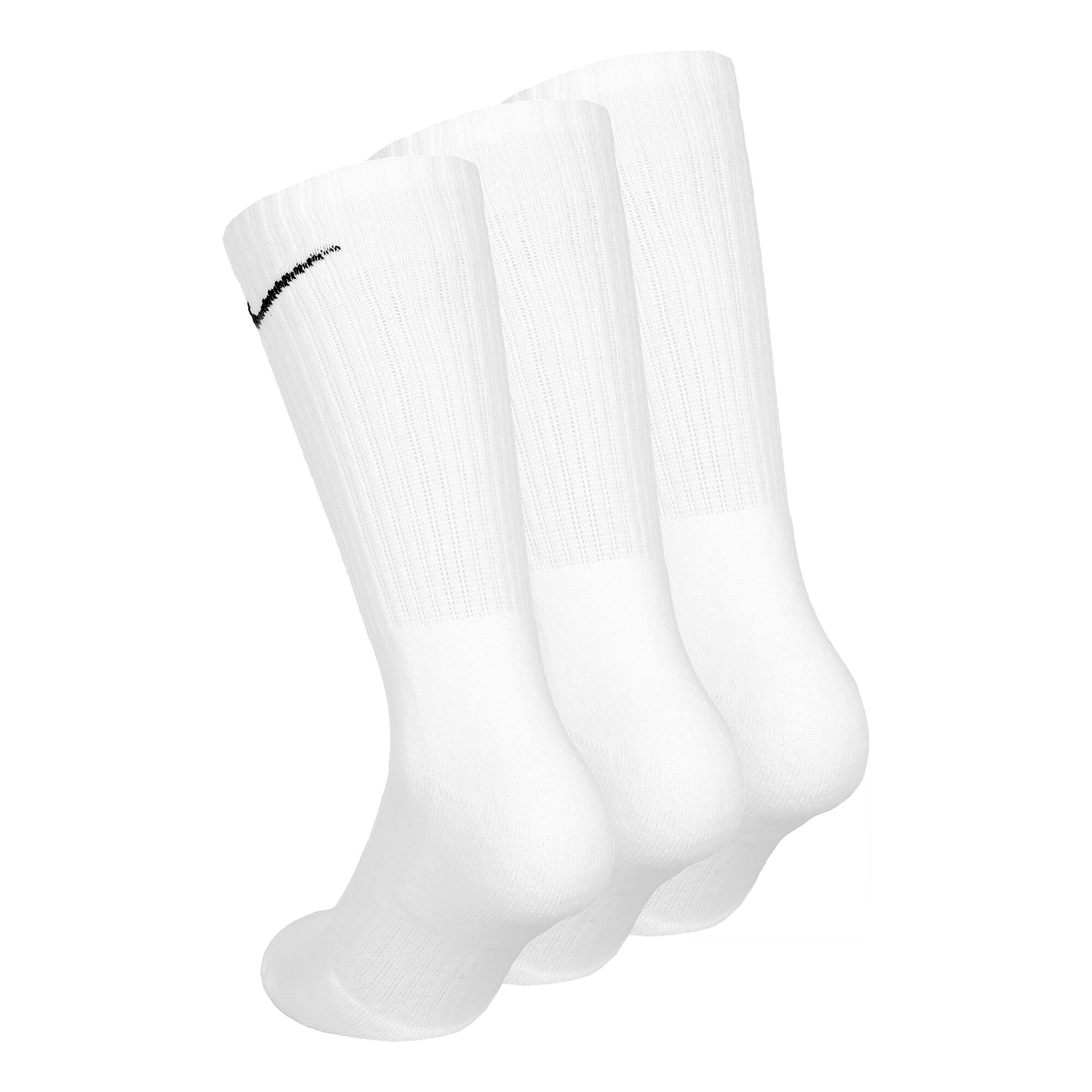 Nike Cushion Crew Paire de 3 chaussettes Homme Blanc/Noir FR