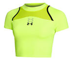 V&ecirc;tements Under Armour Under Armour Run Anywhere Crop Maillot De Course Femmes-Vert,Noir