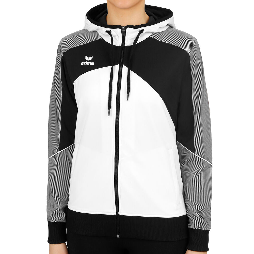 Erima Premium One 2.0 Veste De Survêtement Femmes - Blanc , Noir