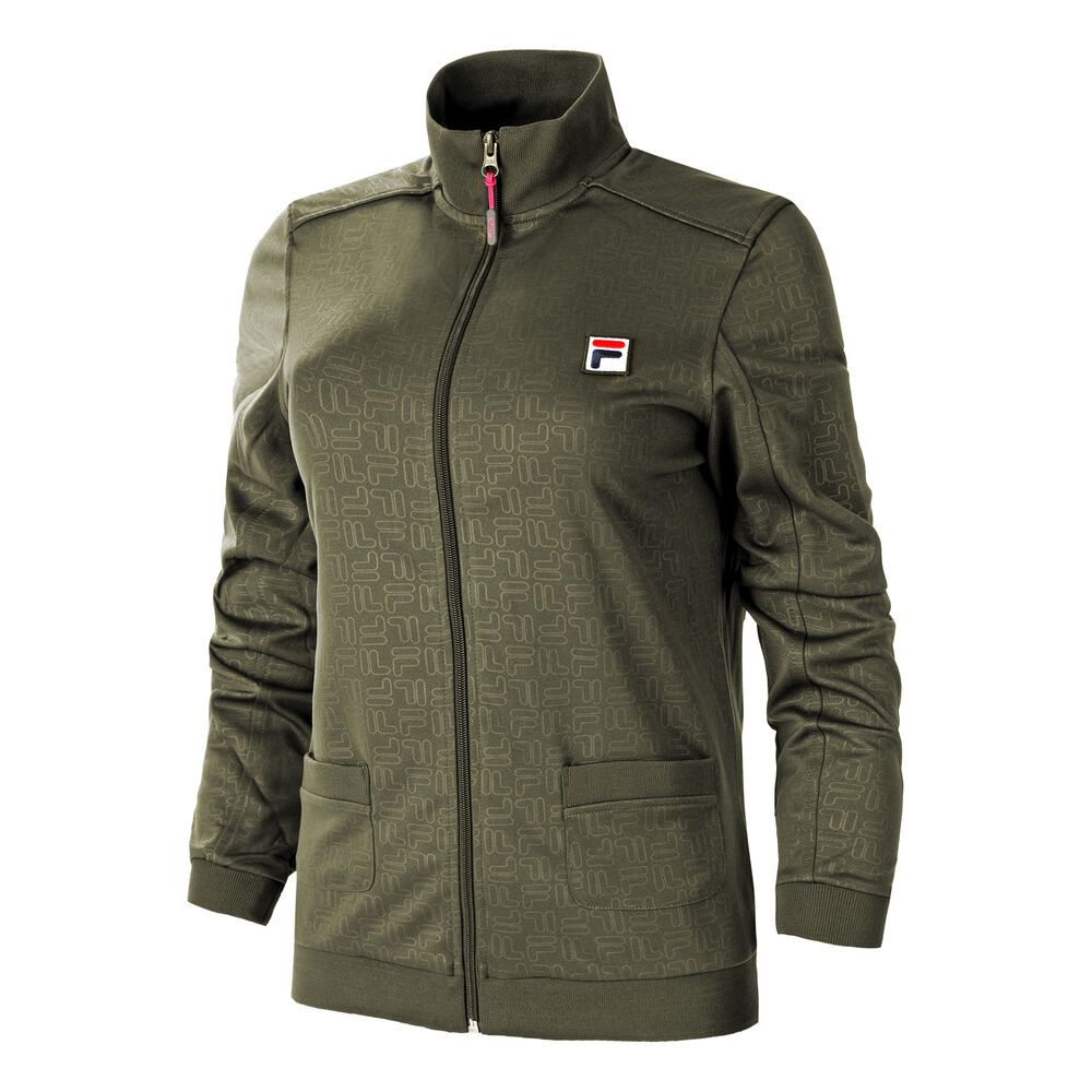 Fila Leonie Veste De Survêtement Femmes - Vert Foncé , Multicouleur