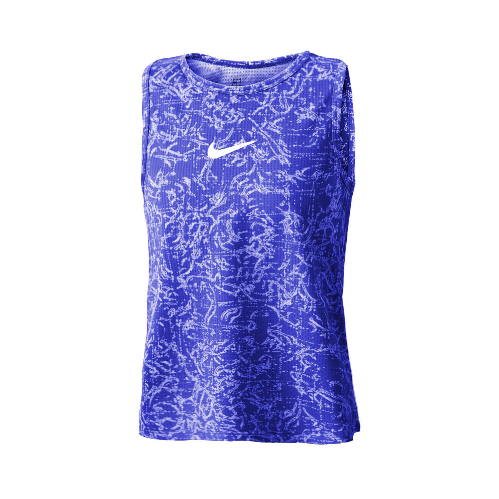 Nike Dri-Fit Victory Débardeur Tank Top Filles - Bleu , Blanc
