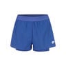 Teamline 2in1 Shorts Femmes - bleu