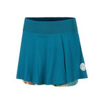 V&ecirc;tements BIDI BADU BIDI BADU Komodo Printed Wavy Jupe Femmes-Bleu Petrol