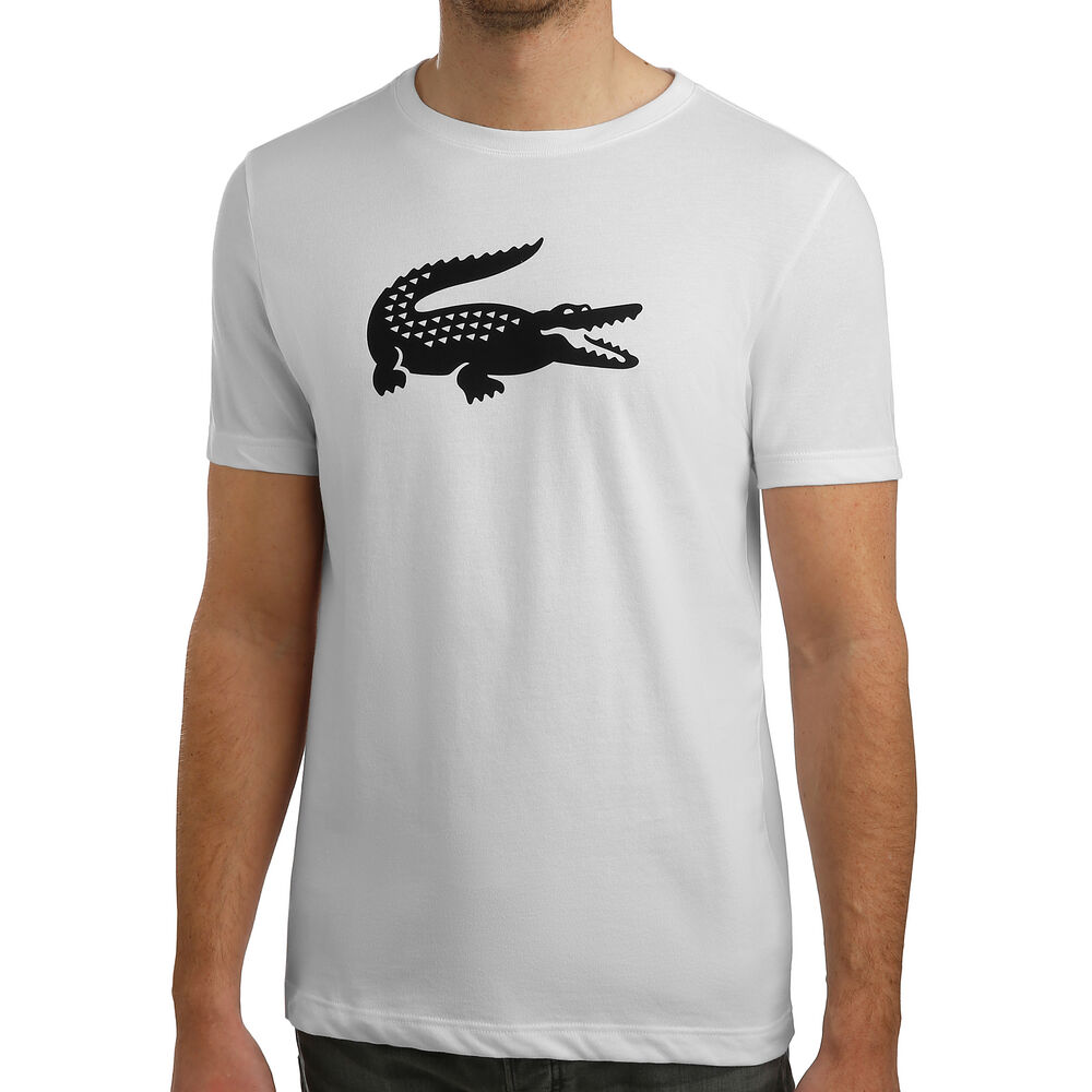 Lacoste Logo T-shirt Hommes - Blanc , Noir