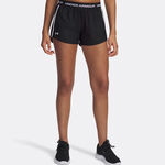 V&ecirc;tements Under Armour Under Armour Tech Play Up Short Avec Poche-balles Femmes-Noir,Blanc