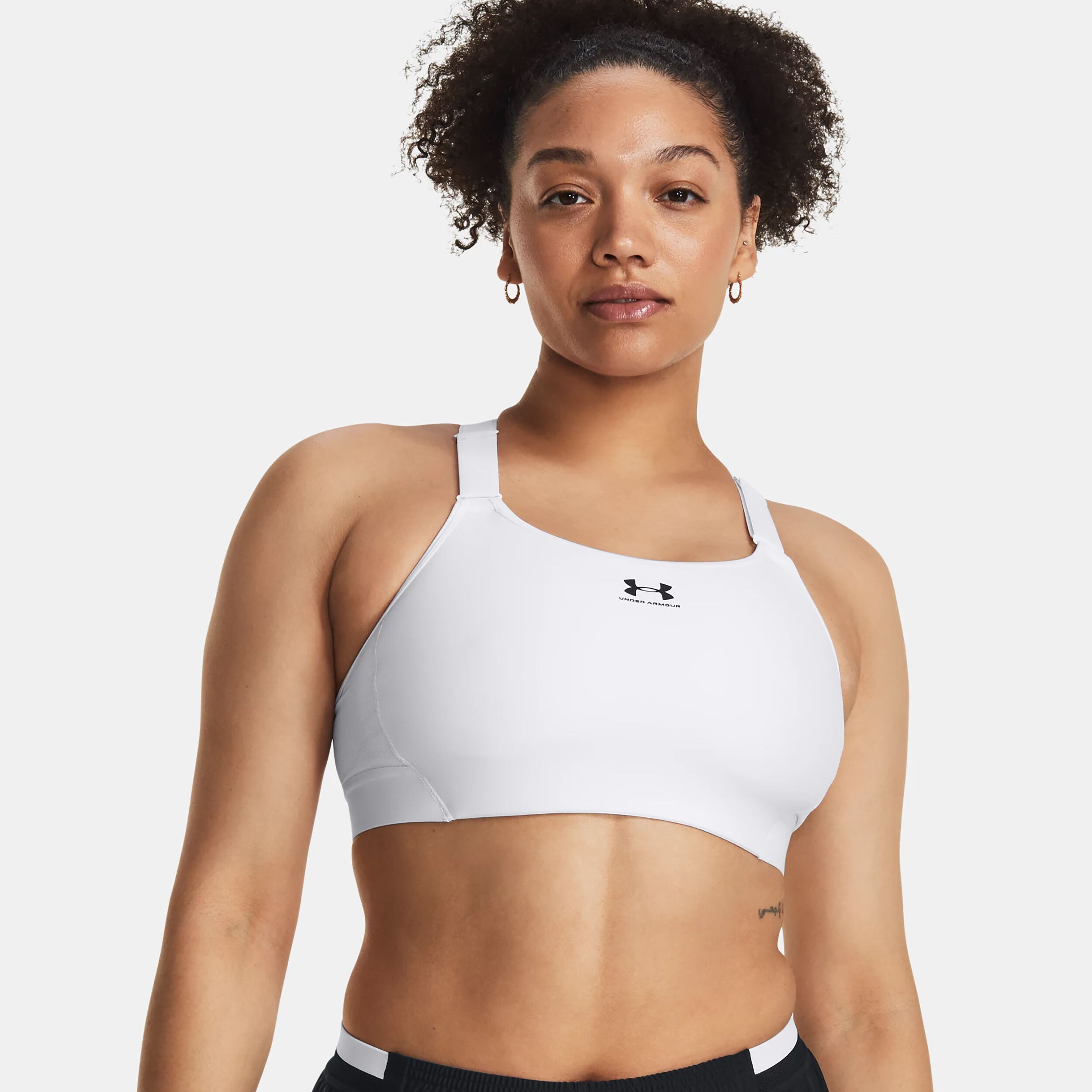 Buy Under Armour Heatgear High Soutien gorge Sport Femmes Blanc online Tennis Point FR