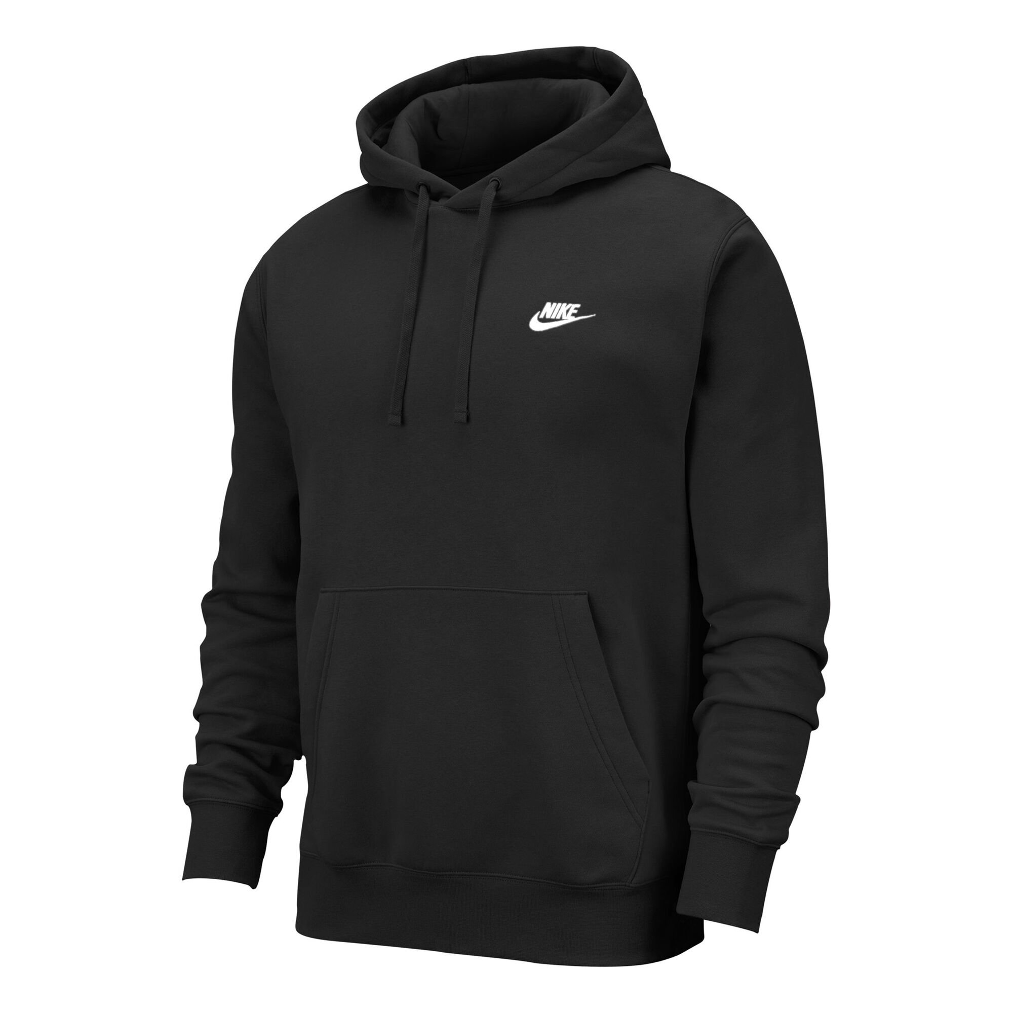 Sweat Noir Et Blanc Nike Sportswear Club Sweat À Capuche Hommes - Noir , Blanc acheter en