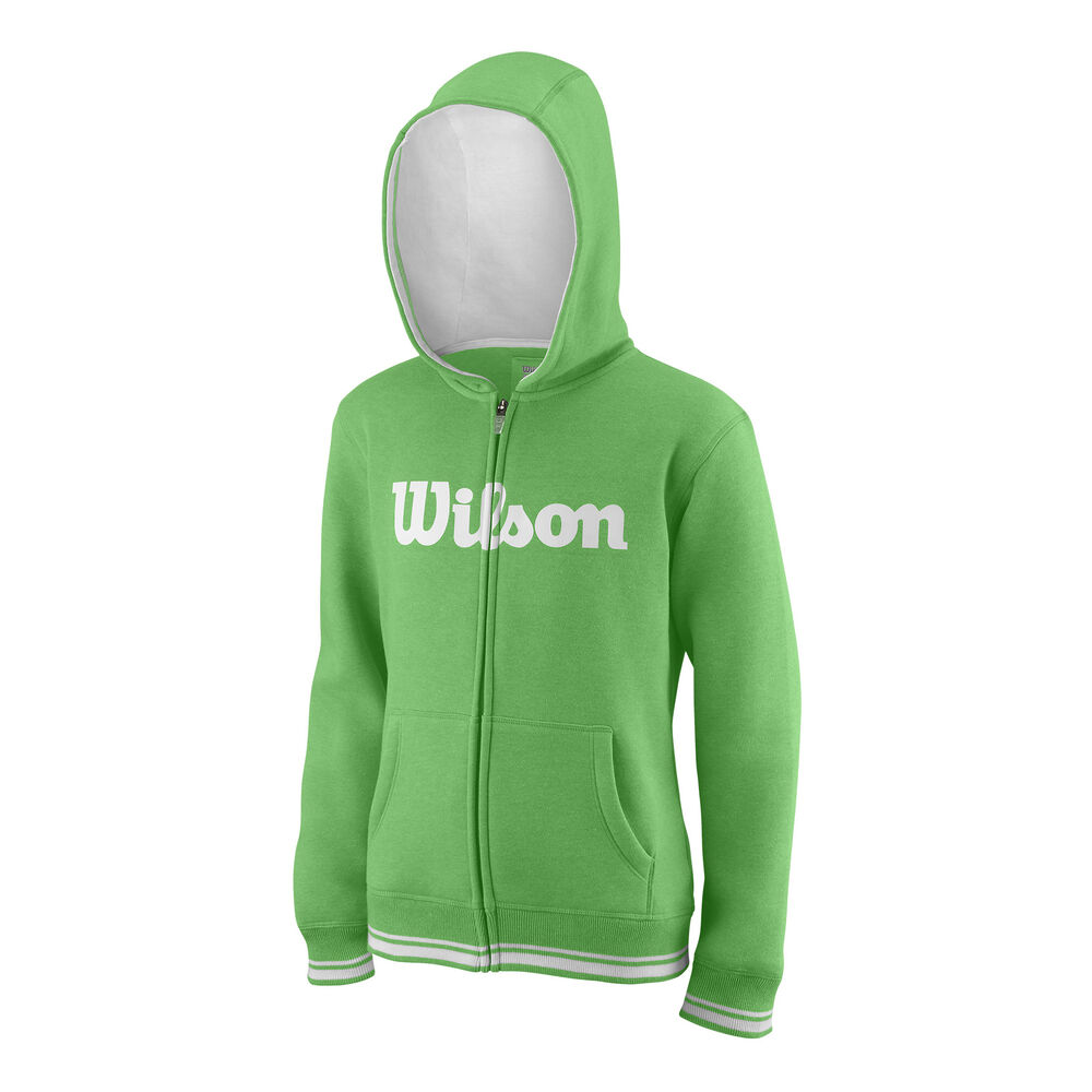 Wilson Team Script Gilet En Coton Enfants - Vert , Blanc