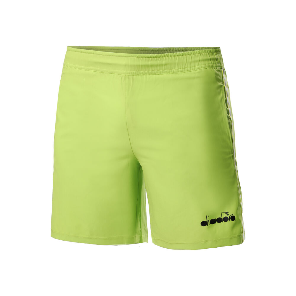Diadora Micro Shorts Hommes - Vert Fluo