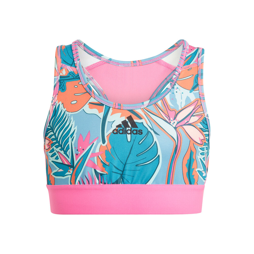 adidas Alphaskin All Over Print Soutien-gorge Sport Filles - Multicouleur