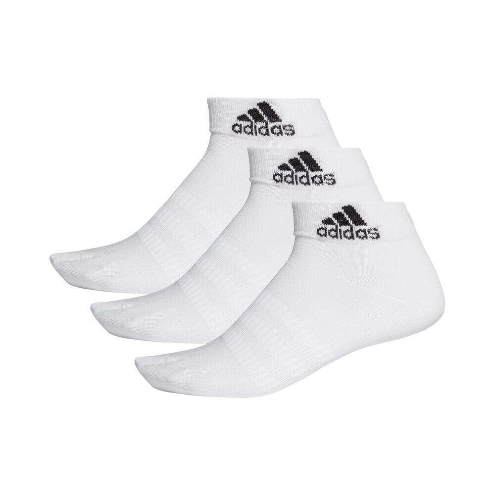 adidas Light Ankle Pack De 3 - Blanc , Noir