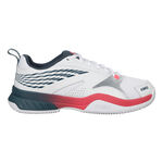 Chaussures de tennis K-Swiss K-Swiss Speedex Chaussure Terre Battue Hommes-Blanc,Bleu Petrol