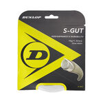 Cordages De Tennis Dunlop D TAC S-GUT 16G SET WHT 1PC