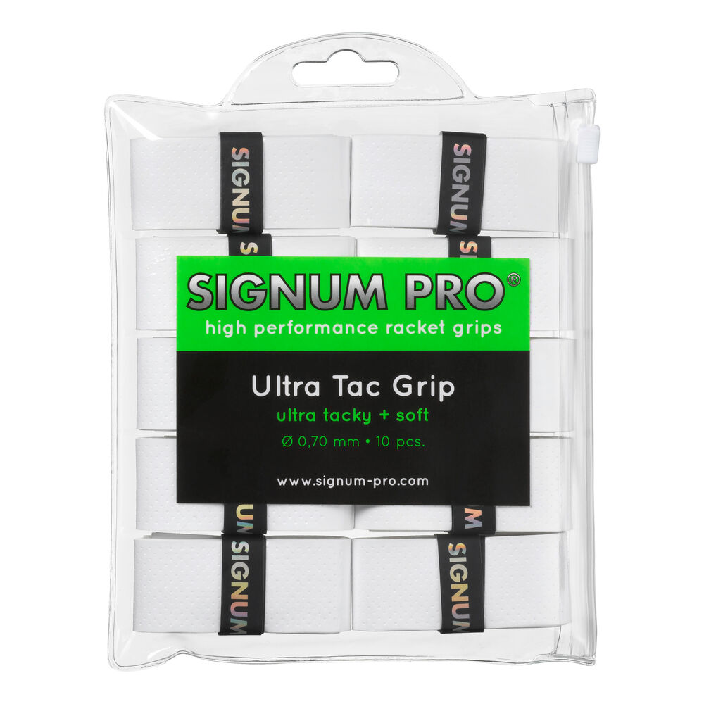 Signum Pro Ultra Tac Grip Pack De 10 - Blanc