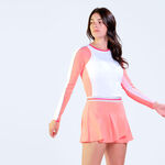 V&ecirc;tements Lucky in Love Lucky in Love Topspin Haut manches longues Femmes - blanc, rose