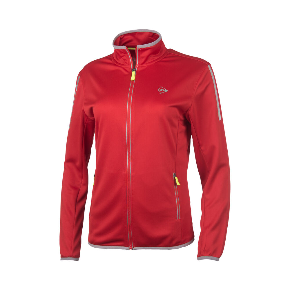 Dunlop Knitted Veste De Survêtement Filles - Rouge , Argent