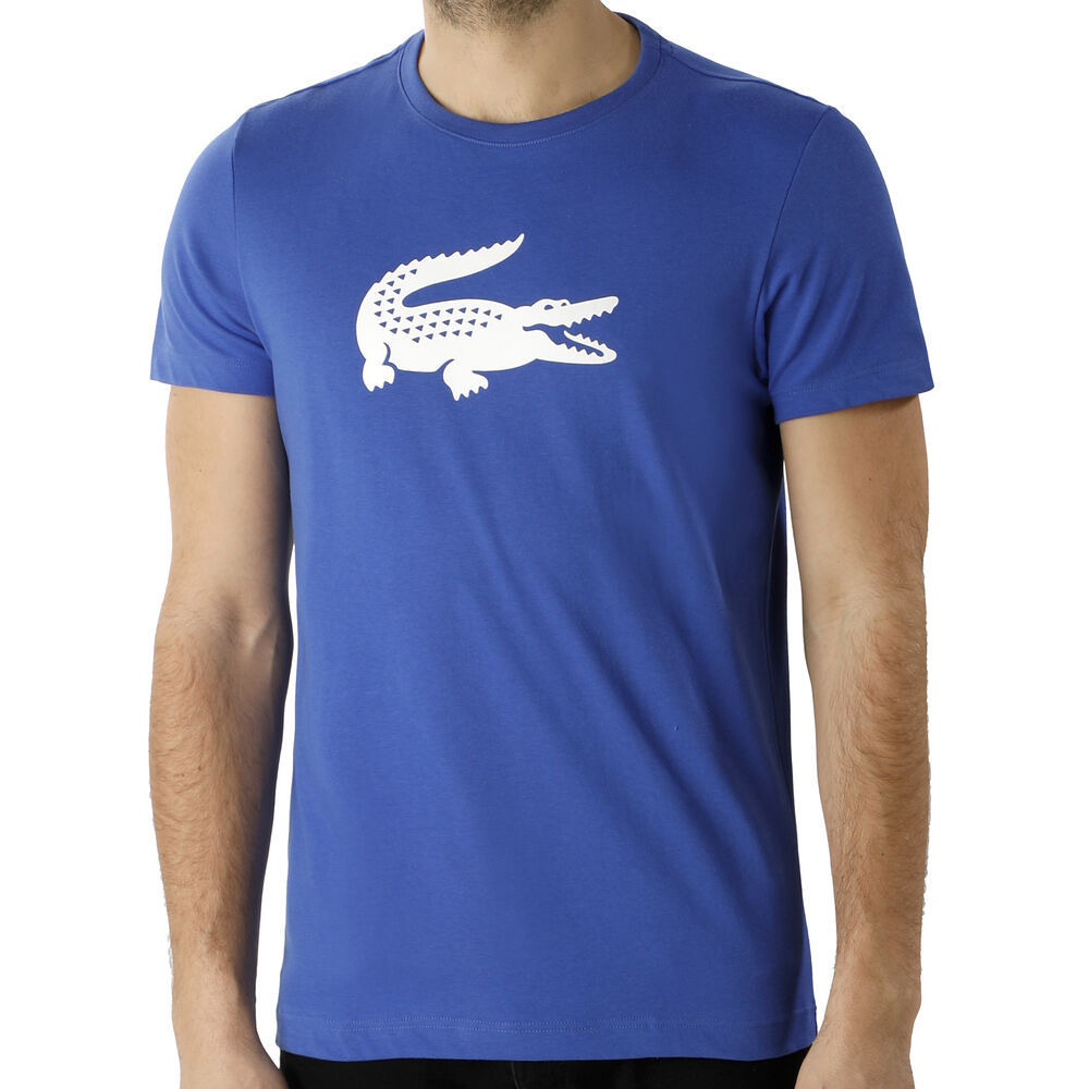 Lacoste T-shirt Hommes - Bleu , Blanc
