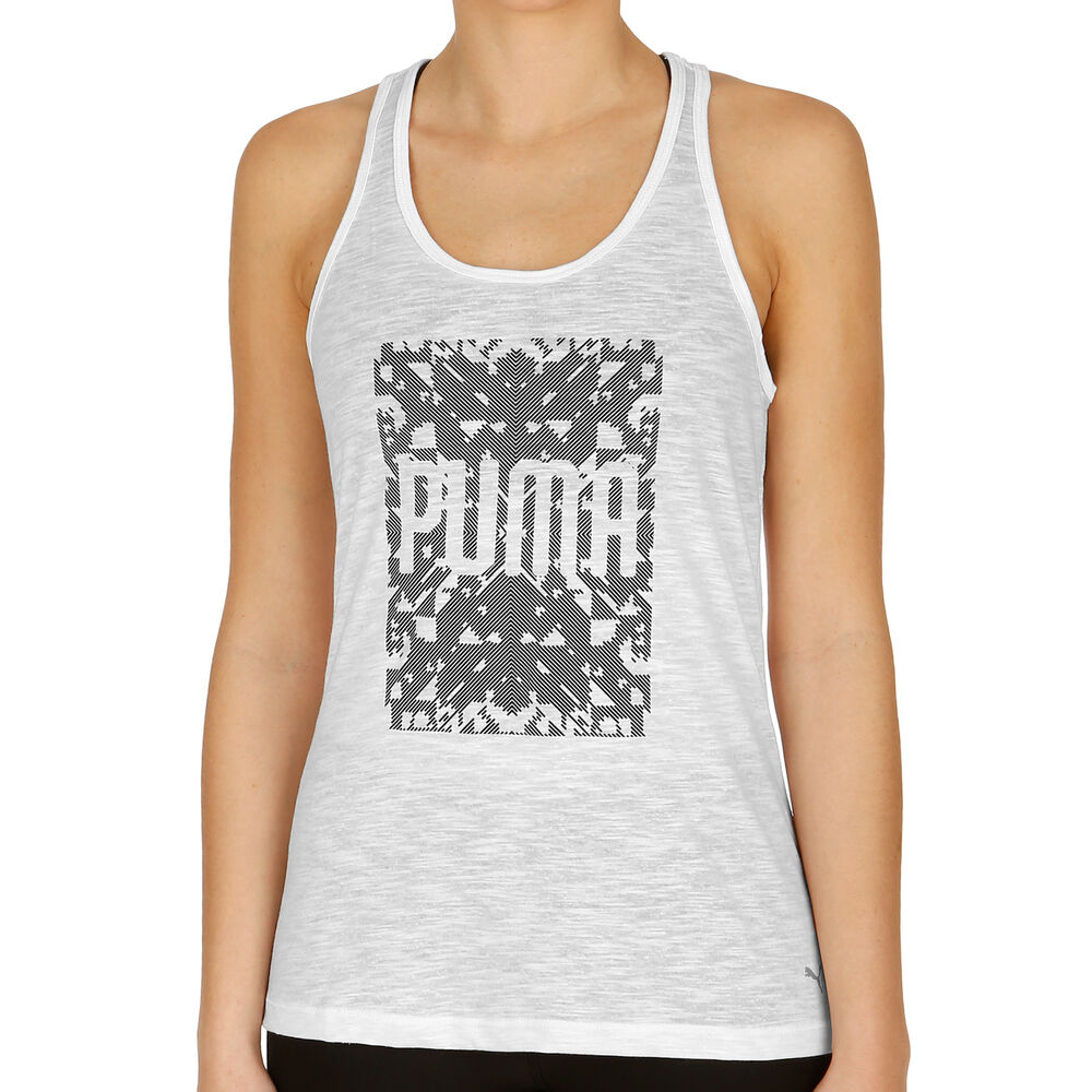 Puma Essential Dri-Release Débardeur Tank Top Femmes - Blanc , Gris