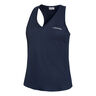 Janet D&eacute;bardeur Tank Top Edition Sp&eacute;ciale Femmes-Bleu Fonc&eacute;,Blanc