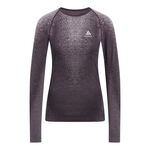 V&ecirc;tements Odlo Odlo Performance Warm Blackcomb Crew Neck Maillot De Corps Femmes-Gris