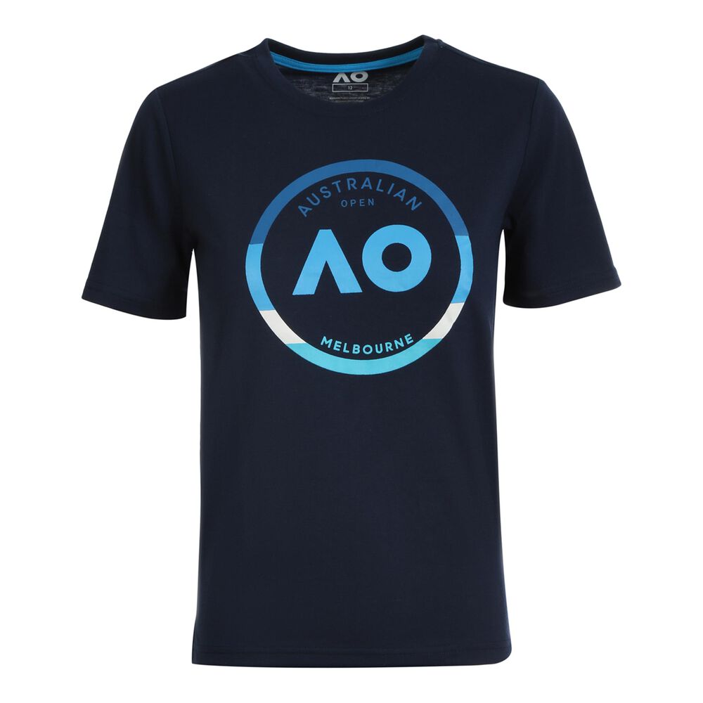 Australian Open 2021 Round Logo T-shirt Garçons - Bleu Foncé , Bleu